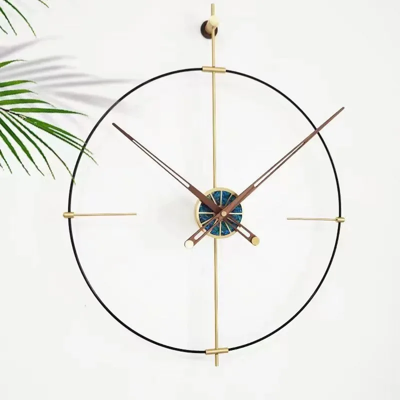 Spain Large Wall Clock Living Room Decoration Wall Clocks Nordic Silent Bedroom Aesthetic Clocks Modern Minimalist Luxury Watch
