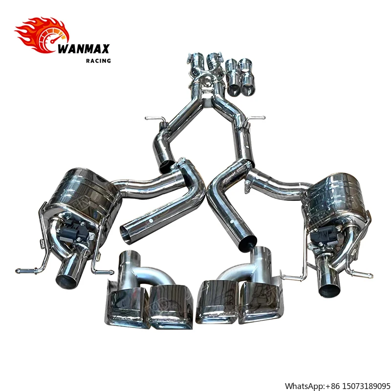 

Выхлопная система Catback с клапанами для CLS63 W218 5.5T V8 2012-2018 годов выпуска - Спортивный выхлоп из нержавеющей стали