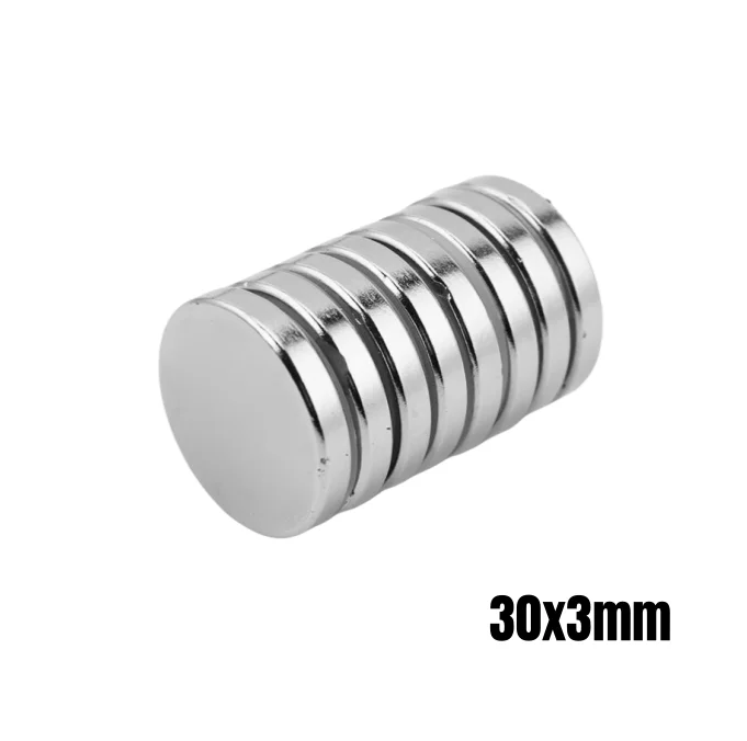 2/5/10/20/30pcs 30x3 Mm Strong Cylinder Rare Earth Magnet 30mmx3mm Round Neodymium Magnets 30x3mm Big Disc Magnet 30*3 Mm N35