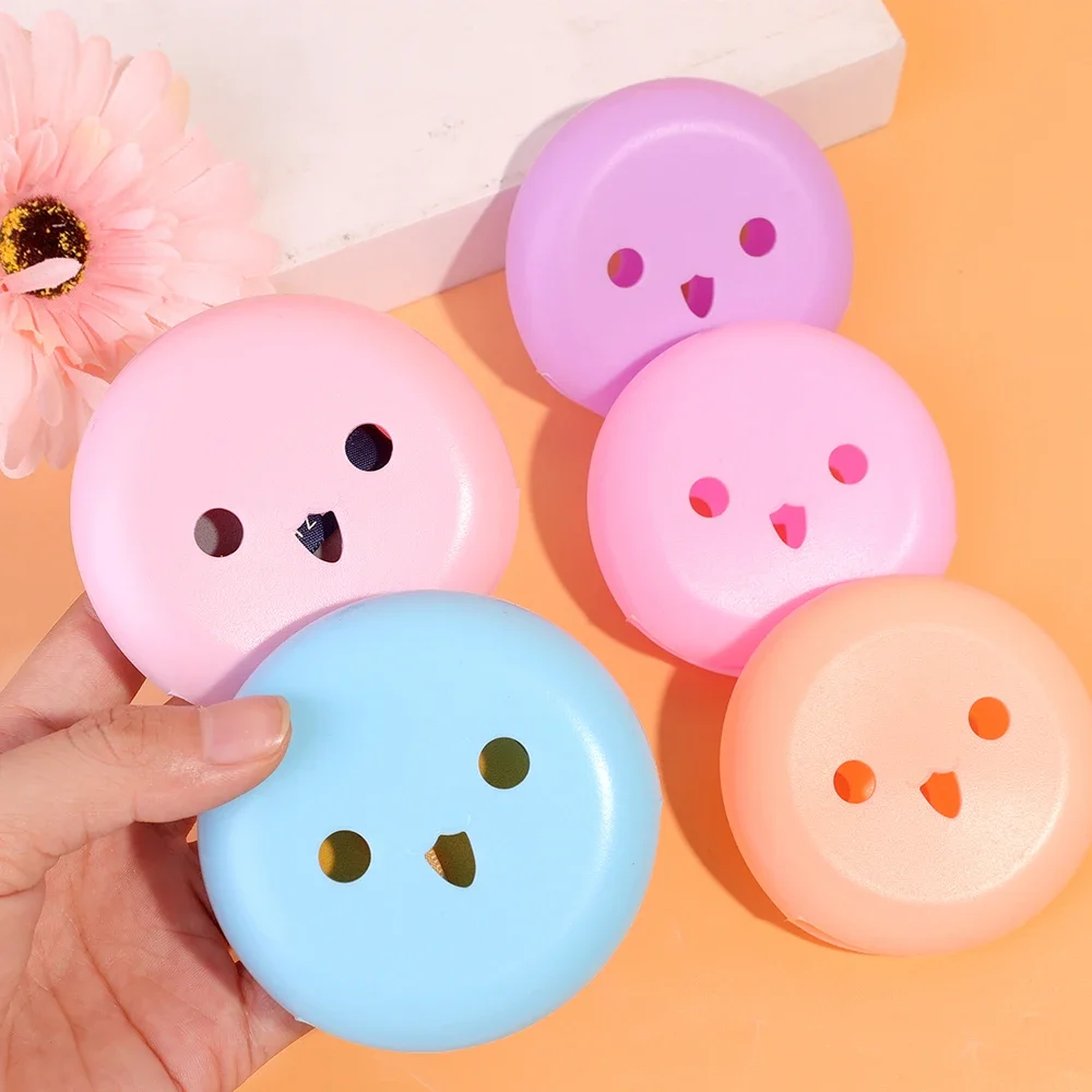 Luchtkussen Poeder Puff Opbergdoos Draagbare Cosmetica Puff Opslag Siliconen Ronde Make-Up Spons Schoonheidspoeder Puffs Container