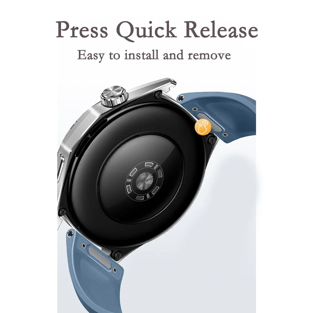 22 مللي متر الفرقة لهواوي GT6 46 مللي متر الأصلي الرسمي الصحافة الإفراج السريع الفرقة لهواوي GT6 5/GT6 5Pro 46 مللي متر Ultiamte العالمي حزام