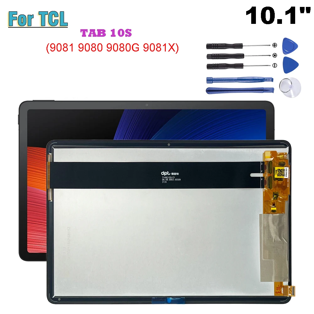 

Orig For TCL TAB 10S 9081X 9081 9080 9080G 10.1" LCD Display Touch Screen Digitizer Glass Panel Assembly Replacement