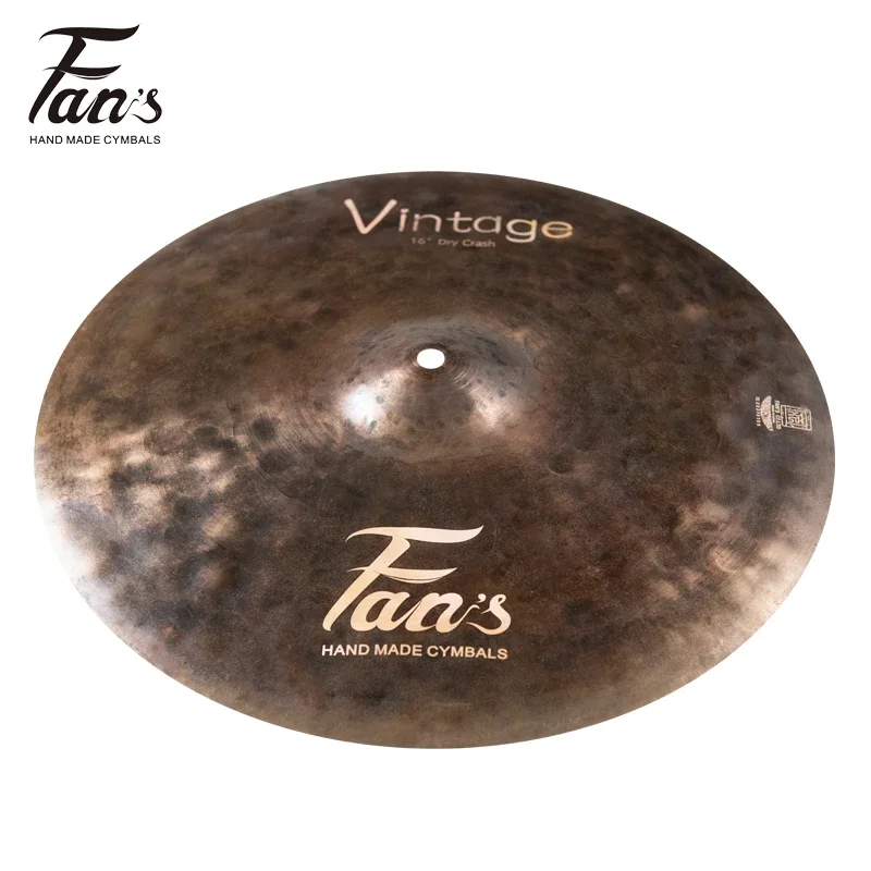 FANS Vintage Dry Series Professionelles Musikinstrument 14" Hi-Hat-Becken