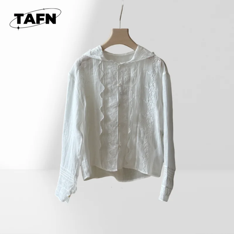 

Linen Heavy Industry Looks Good Versatile Wome Winter Jacket Vest for Outdoor Exploration Elegant Puff Sleeve Chiffon AH01158