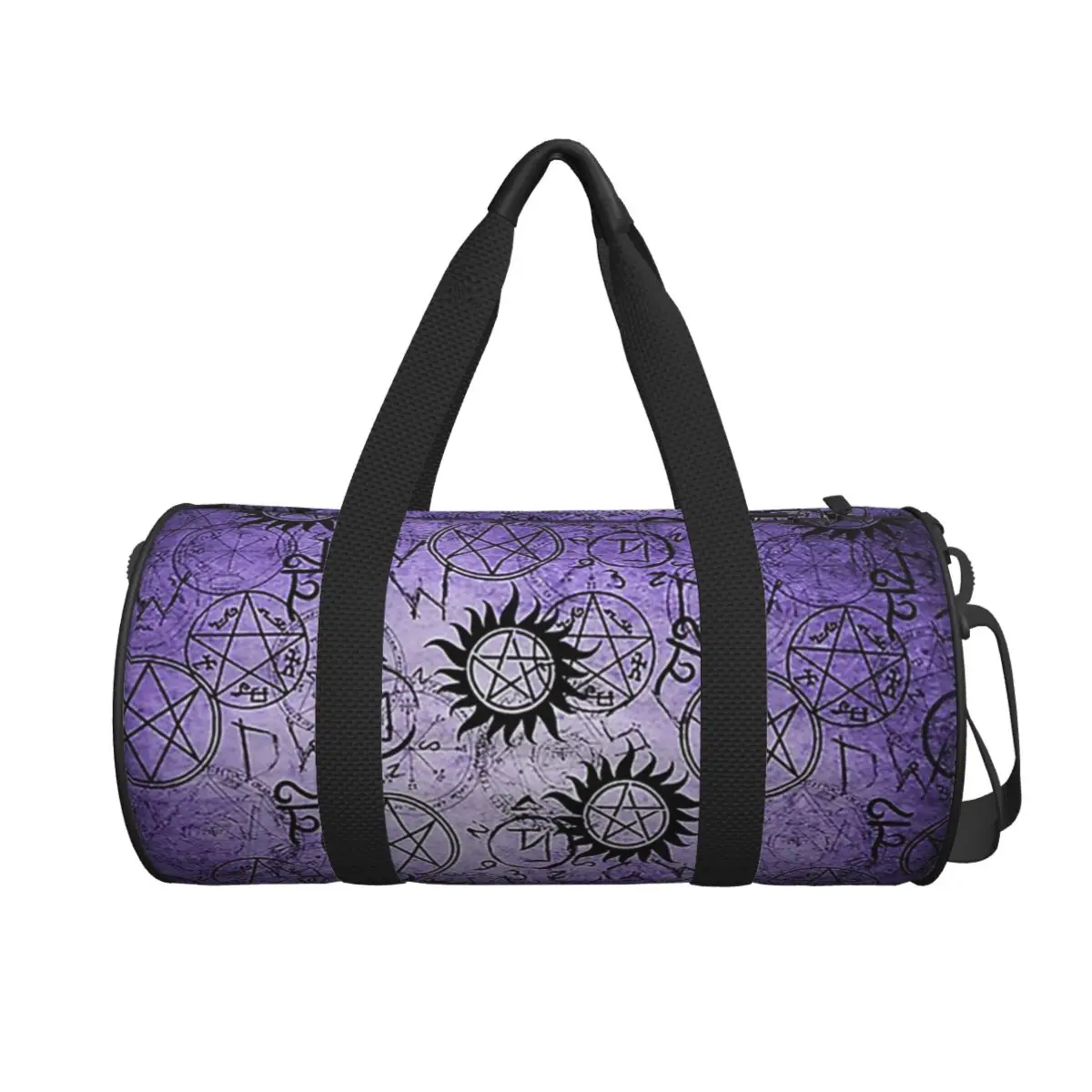 

Сверхъестественное Фиолетовая большая спортивная сумка Водонепроницаемая дорожная сумка Duffle Сумки Сумка для фитнеса