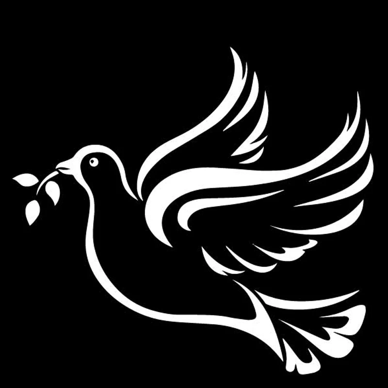 K225#15CM Bird Pigeon Dove Car Stickers Vinyl Decal Car Accessories Pegatinas Para Coche