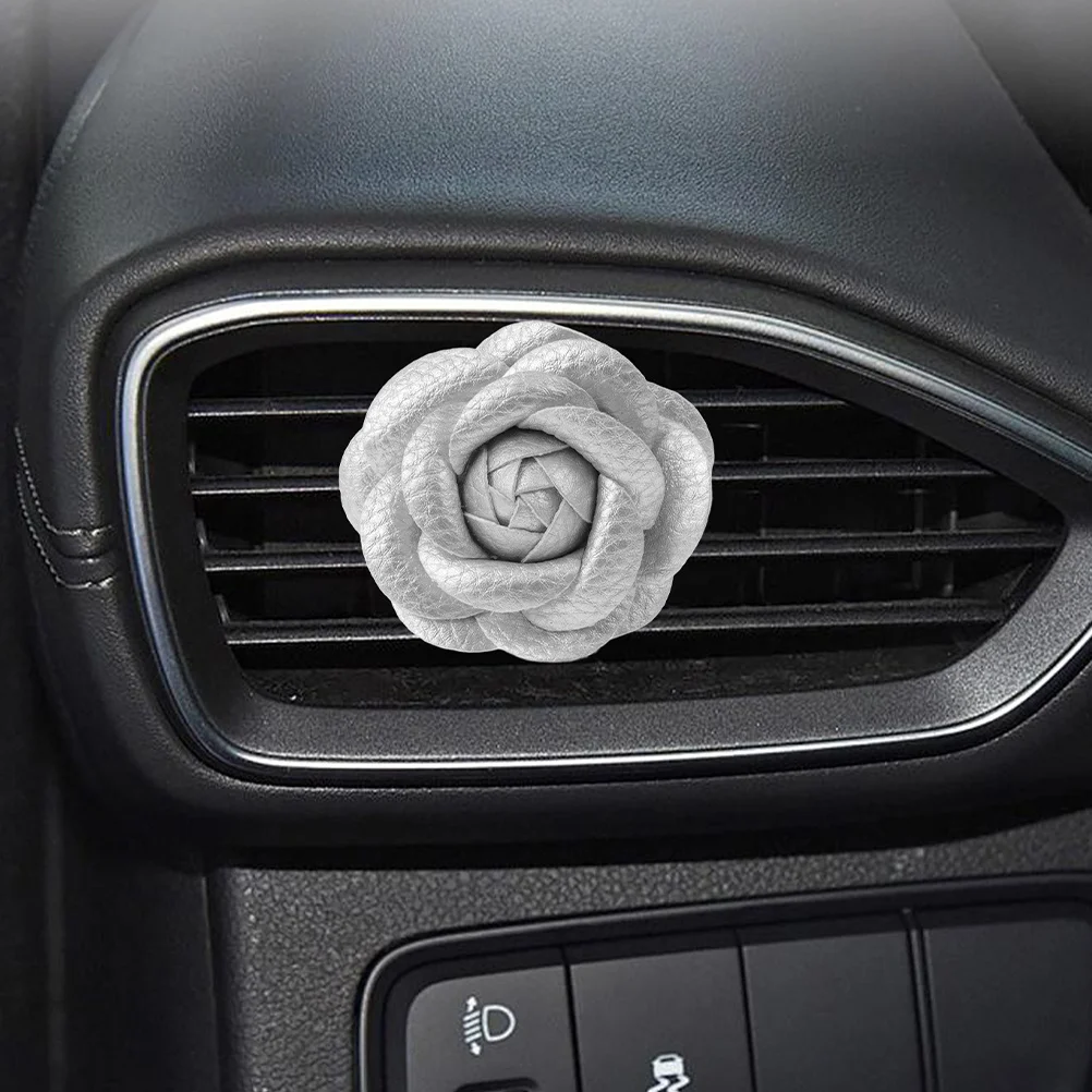 

2Pcs Car Vent Clips Air Freshener Cute Flower Diffuser Clip Car Interior Decor Long Lasting Fragrance Accessories