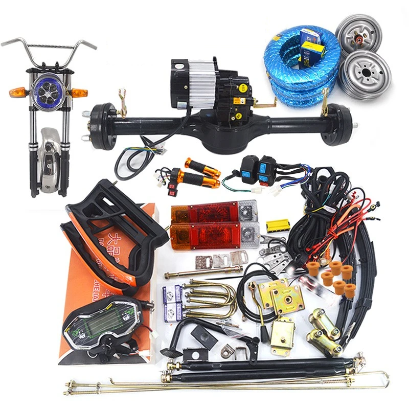 

Electric Three-four-wheeler Power System Brushless DC Motor Shaft Power Drum Brake Front Damping 400-12 Hub