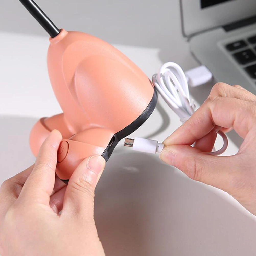 

LED Eye Protection Lamp USB Rechargeable Light Students Book Reading Desk Gooseneck Portable Eco Friendly Creative