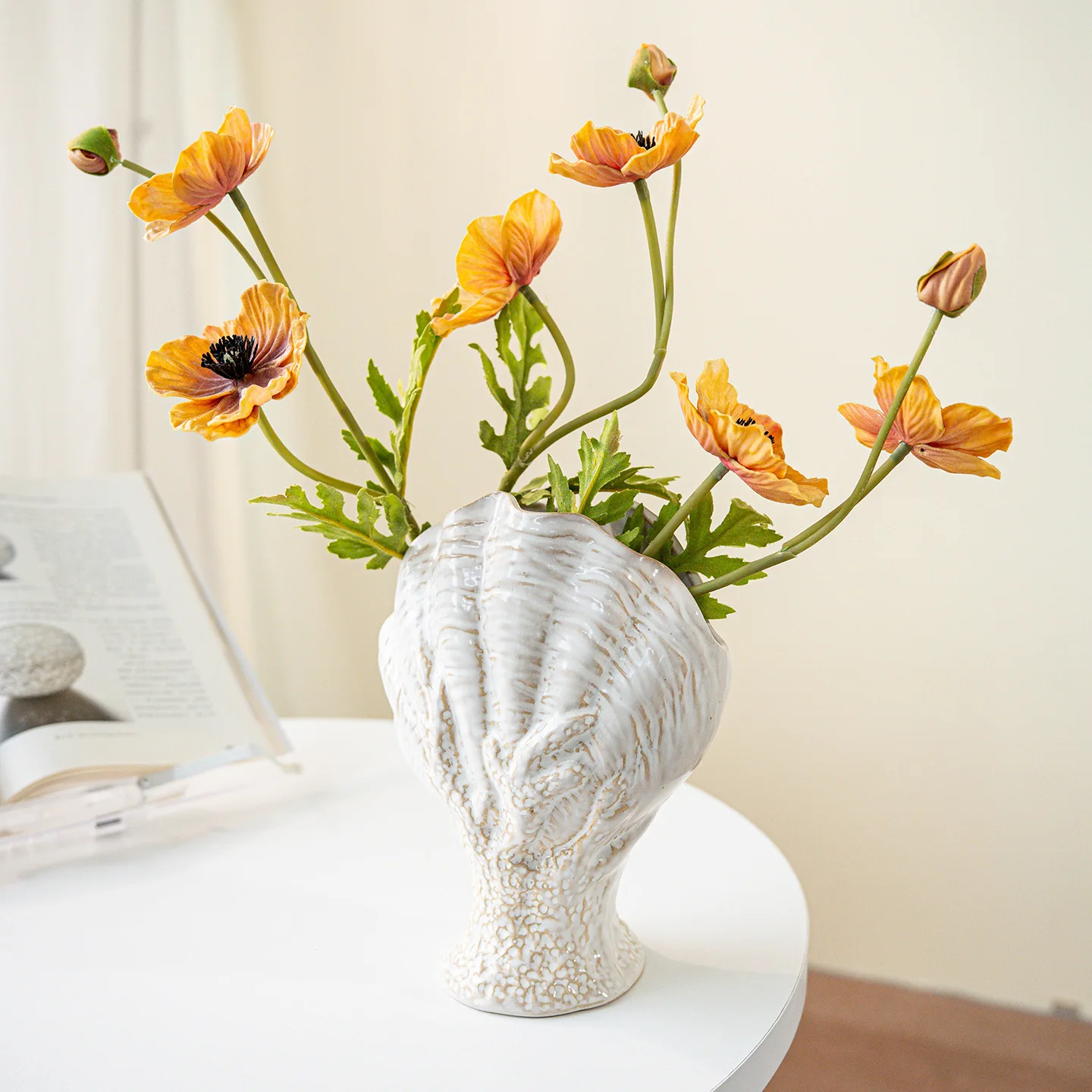 CAPIRON Modern Nordic Boho Vase Home Decoration Living Room Shelves Bookshelf Entrance Table Console Decor Objects