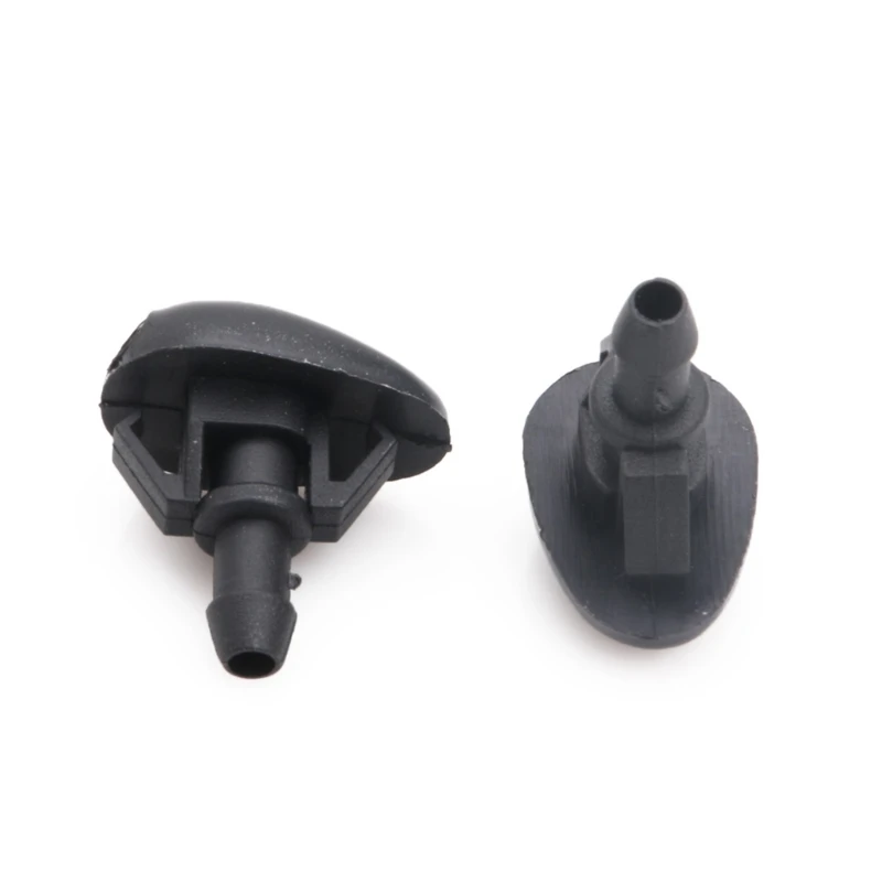 A70F 2 Pcs Car Windshield Washer Sprayer Nozzle Dual Holes For Nissan