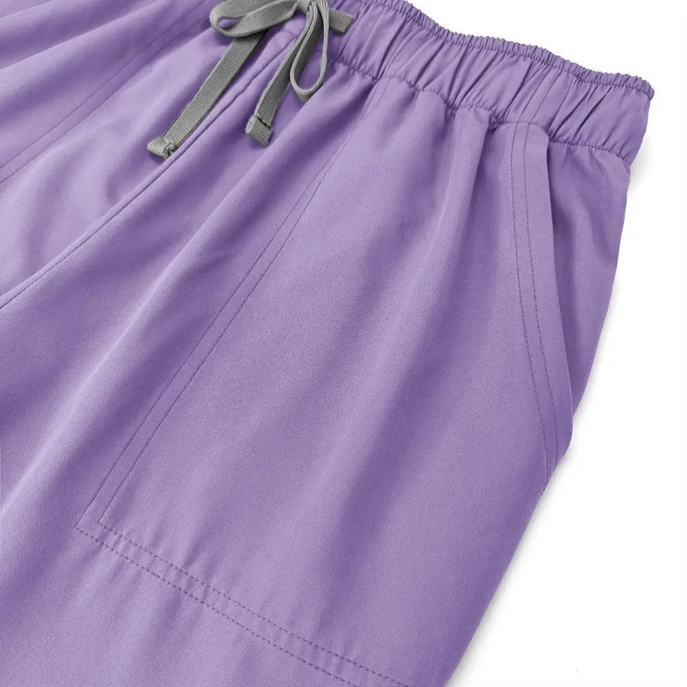 Soft Pink Clinical Uniform Healthcare with Pockets Hospital Doctor Nurse Uniform Scrub Top & Pants Work Clothes Scrubs Sets