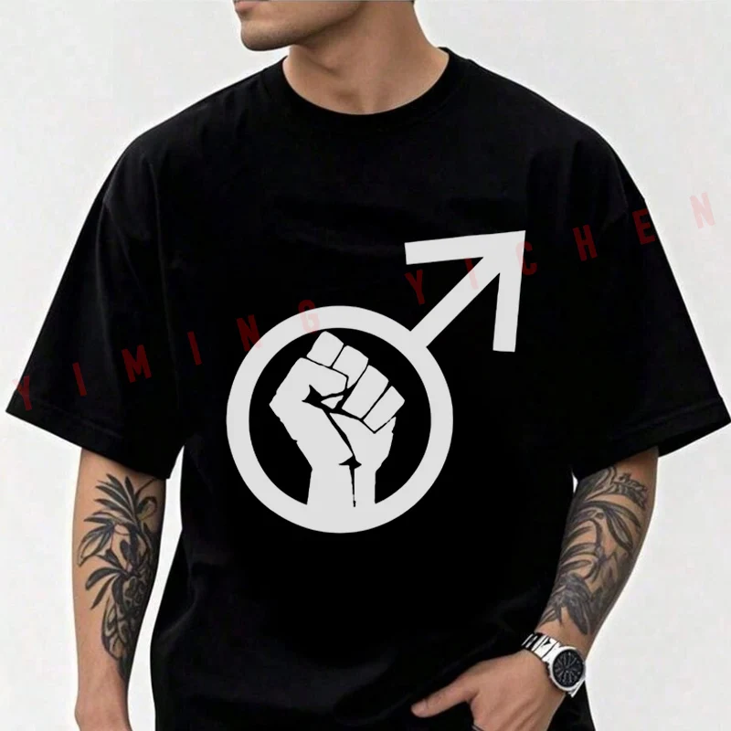 

Rights Activism Symbol Essential Motorcycle T-Shirt Men Cotton O-neck Short Sleeve TShirt Fashion Tops Tee