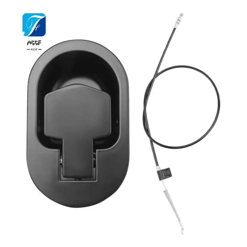 A55F-Aluminium Alloy Handle With Cable Universal Couch Release Lever Replacement Parts Sofa Pull Handle Accessories