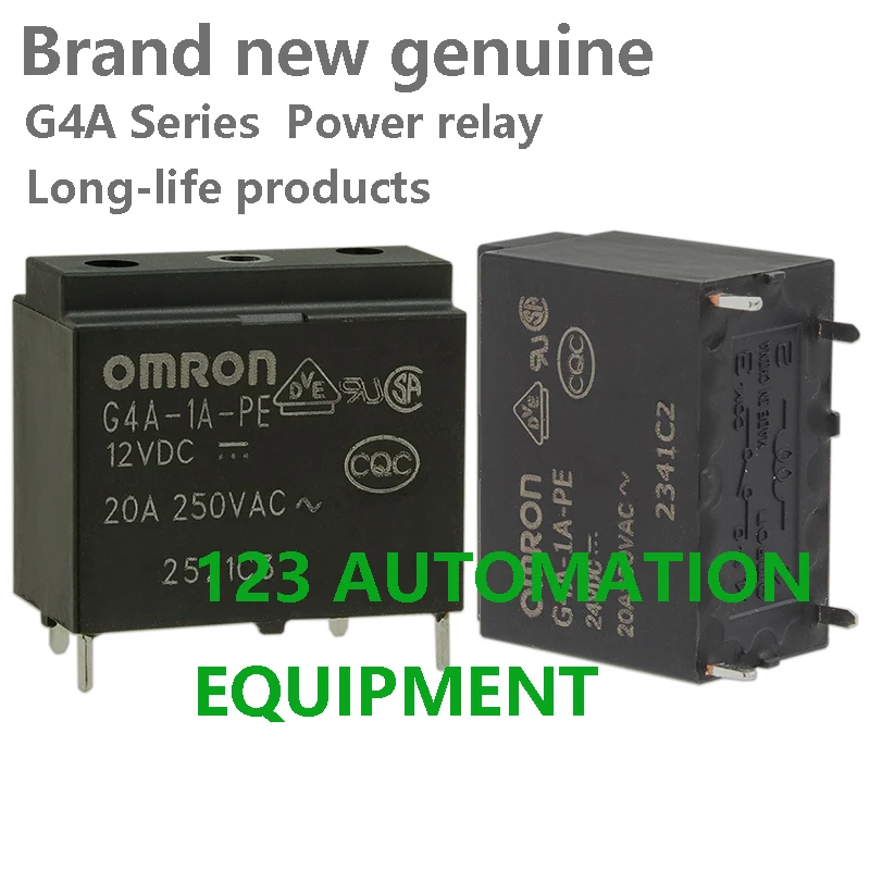 

10 шт. Аутентичные новые миниатюрные силовые реле Omron G4A-1A-PE 12 В постоянного тока 24 В постоянного тока, долговечные продукты