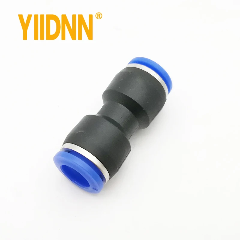PU 공압 피팅 I 타입 양방향 직선 커넥터, 4mm, 6mm, 8mm, 10mm, 12mm 튜브