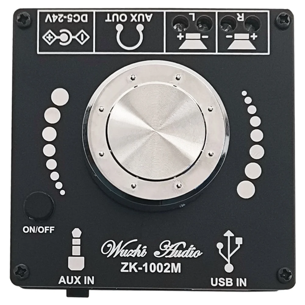 ZK-502M/1002M 2.0 Stereo Bluetooth 5.0 Digital Amplifier Board 50W+50W / 100W+100W Audio Amplifier Module