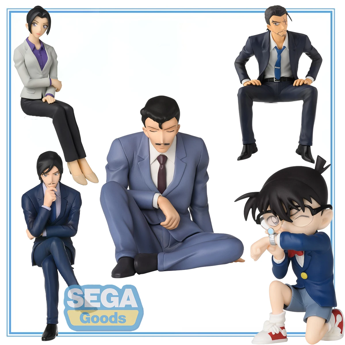 

100% Original SEGA Premium Chokonose Meitantei Conan Edogawa Conan Mouri Kogorou Yamato Kansuke Uehara Yui Morofushi Takaaki