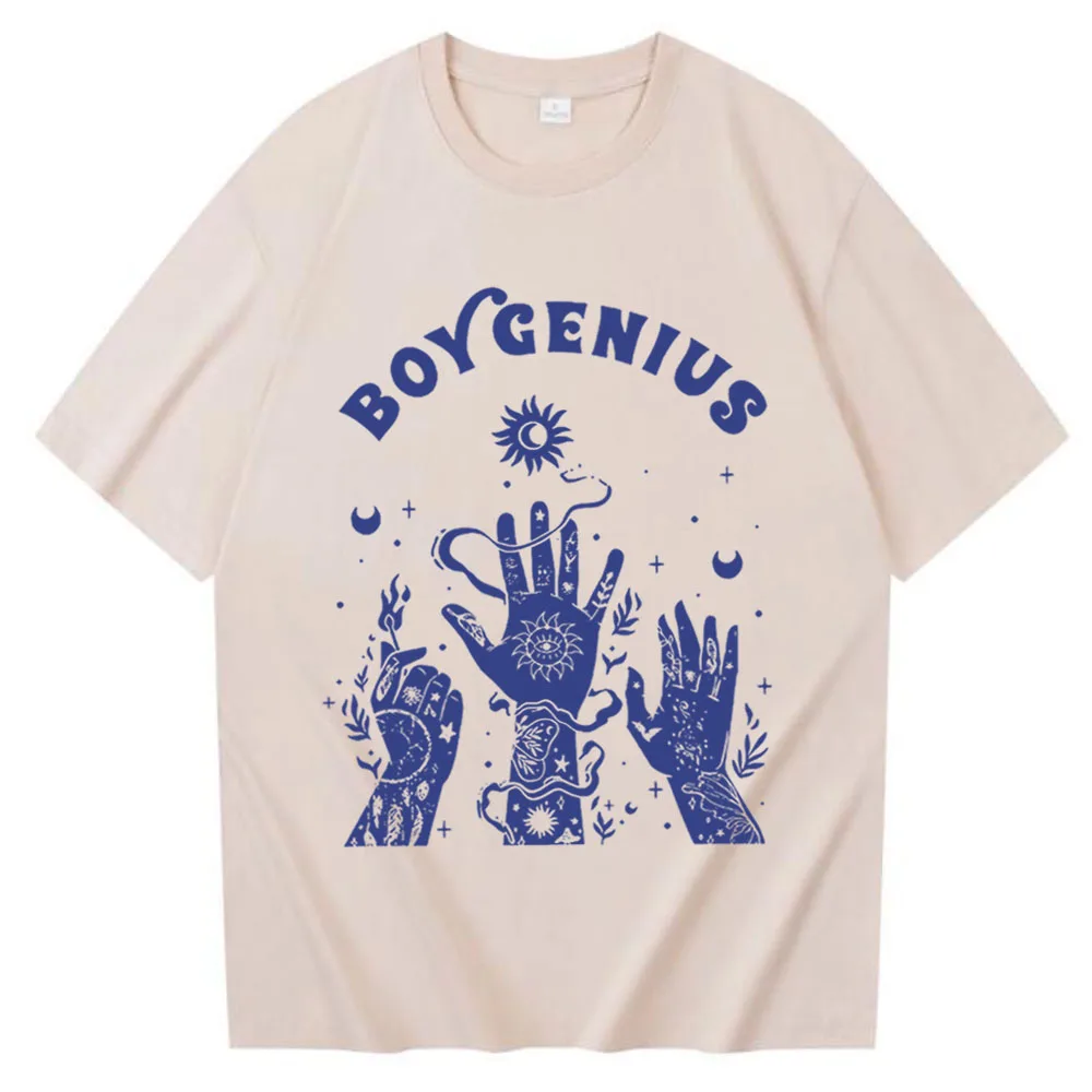 Boygenius Shirt Indie Rock Music Tour 2023 Shirt Gift for Fans Boygenius The Record Shirt O-Neck Short Sleeve Shirts image 6