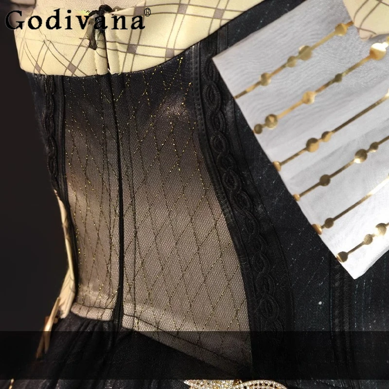Halloween Lolita Style Dress Girls Naraka Bladepoint Tarka Ji Cosplay Costume Lace Trim Anime Party Roleplay Outfit for Women
