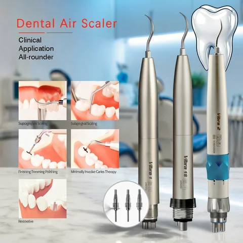 Dental Ultrasonic Air Scaler 2 4 Holes Handpiece Quick Coupler Whiten Teeth Scaling Polishing Cleaning Instrument Vibra 1 1S 2