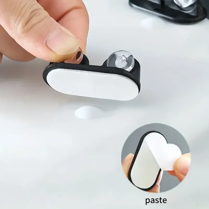 Adhesive Furniture Caster Wheels - 4Pcs Silent Trash Can Box Casters No Scratches Home Use image 2