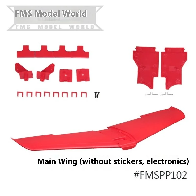 Fms 1100mm Pc-21 Pilatus Ensemble complet d'accessoires, couvercle d'hélice, aile principale, fusélisation, train d'atterrissage, queue verticale