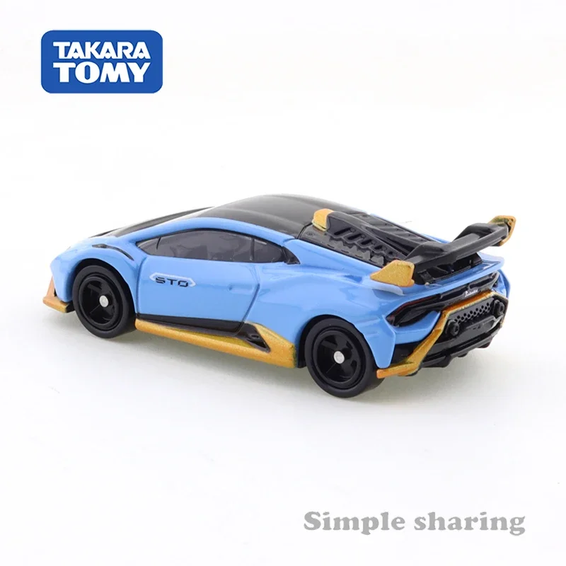 Takara Tomy Tomica No.11 람보르기니 우라칸 STO 자동차, 어린이 장난감, 자동차 다이캐스트 금속 컬렉션 모델, 1:64