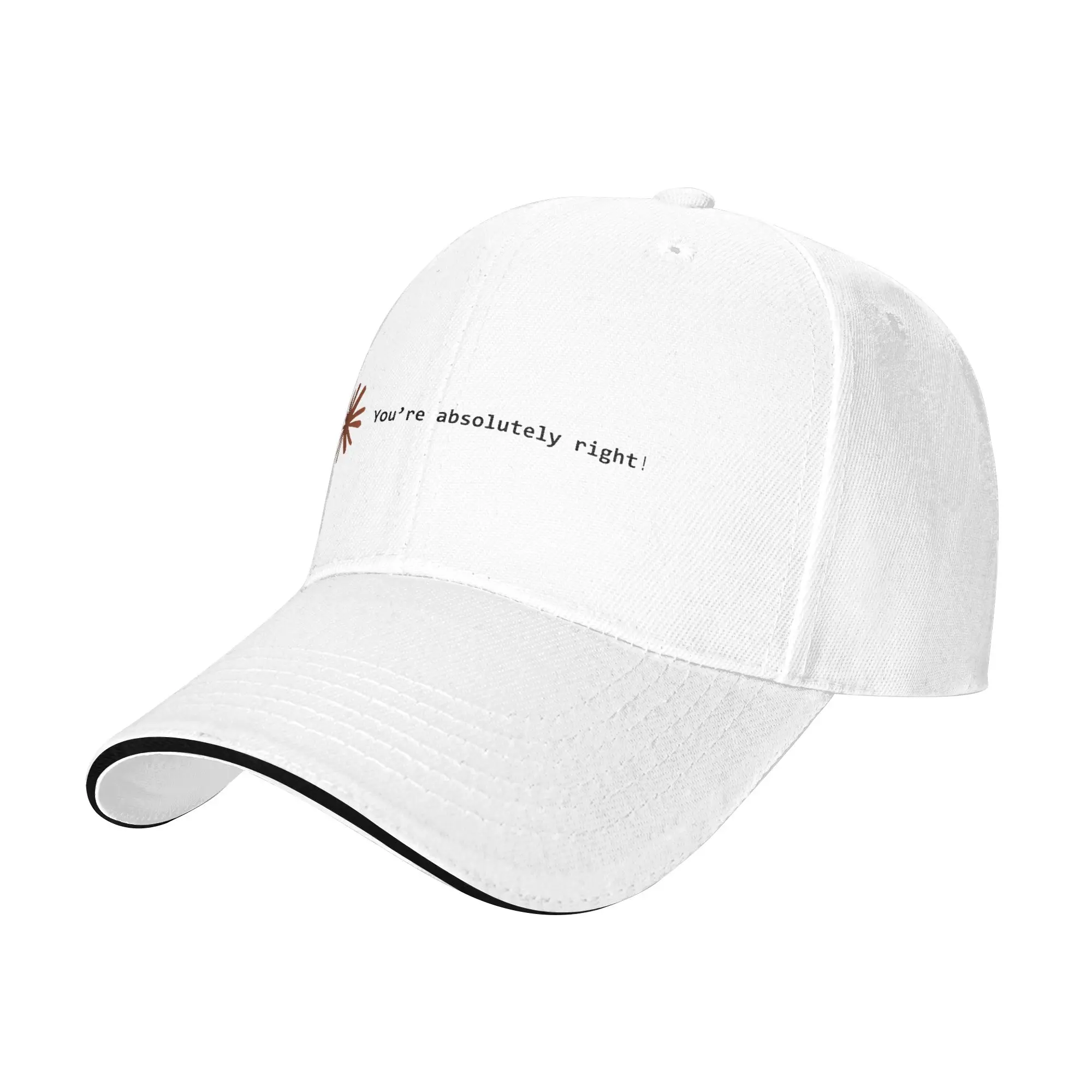 Summer Baseball Cap Claude Code You're Absolutely Right  Accessories For Unisex Trucker Cap Classic  Snapback Cap Gift
