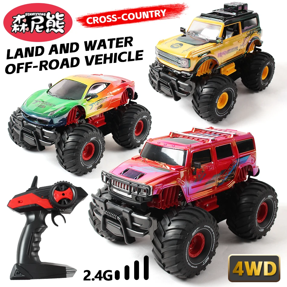 

Радиоуправляемая машина SENNIXIONG, внедорожник 4WD RTR, амфибия, для трюков и преодоления любых дорог, игрушечный грузовик для детей, подарок на праздник