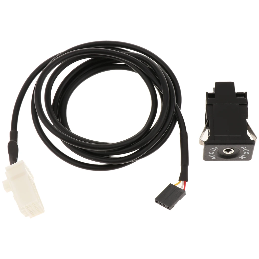 3.5MM AUX Audio Radio MP3 Cellphone Input Adapter Cable for Mazda 2 3 5 6