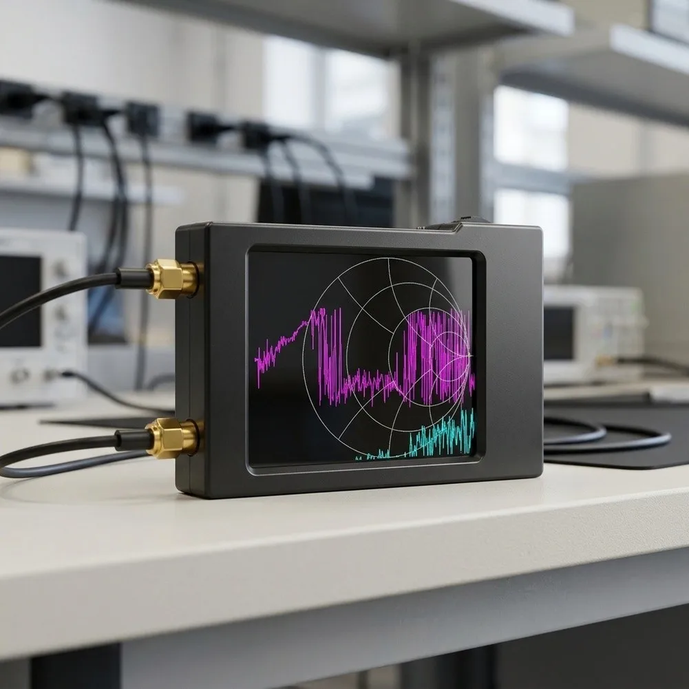 NanoVNA-H Device Vector Network Analyzer For Field RF Measurements High Dynamic Range Network Analyzer Network Analyzer