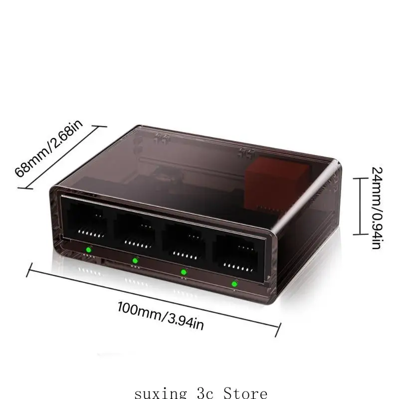 5 Port Gigabit Ethernet Switcher For Seamlessly Data Transfer And Fast Speed Connection and Durability Build