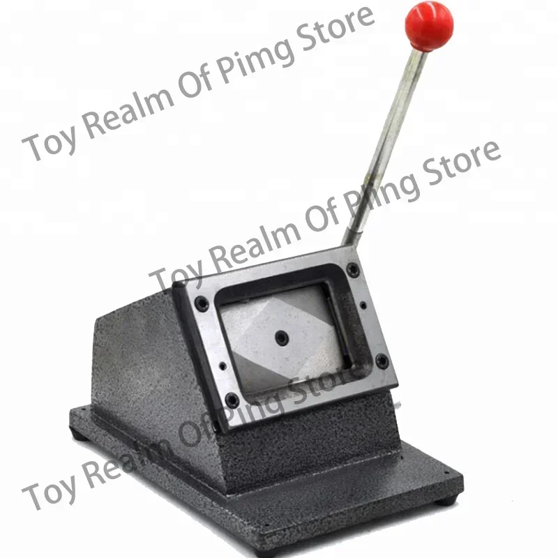 90*55mm square corner manual business card cutting machine and PVC