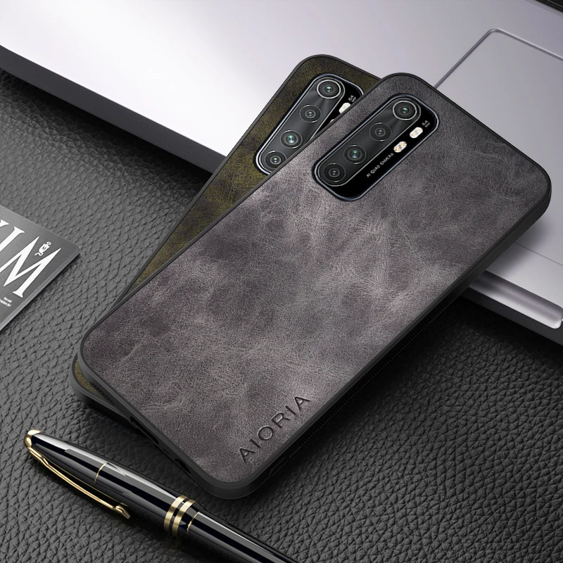 Case For Xiaomi Mi Note 10 Lite Luxury PU Leather Skin Cover  For Xiaomi Mi Note 10 Pro Case