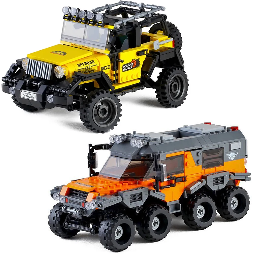

Technical Off-road Racing Vehicle Truck Car Model Building Blocks City Monster Trucks Bricks Toys Gift