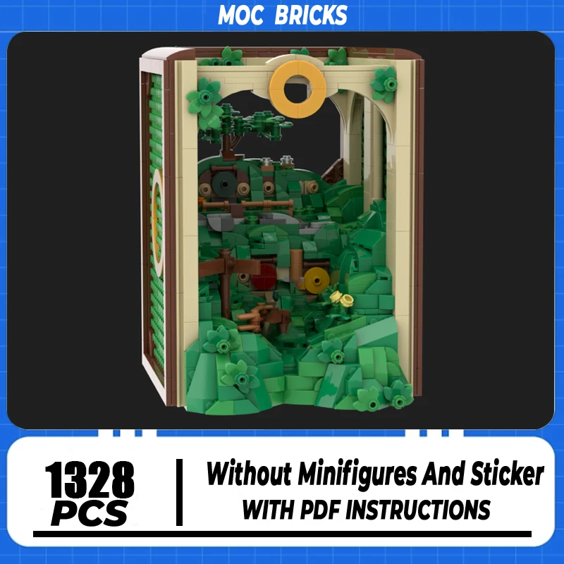 

Ring movie Model Moc Building Blocks The Adventure of the Library Technology Bricks Christmas DIY Assembly Toy Construstion Gift