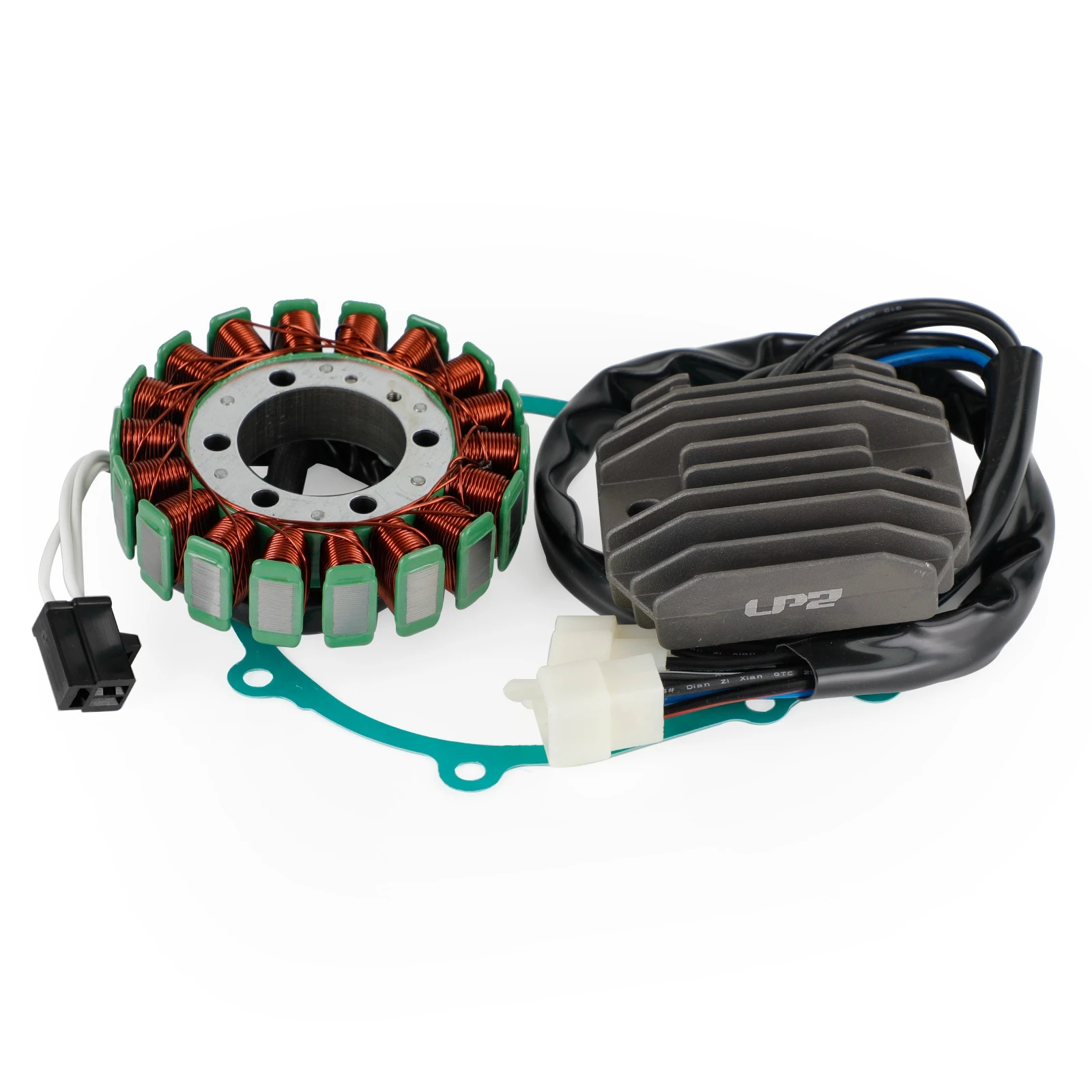 

Artudatech Magneto Stator+Voltage Rectifier+Gasket For Kawasaki ZX 600 636 ZX6R ZX6RR 05-06