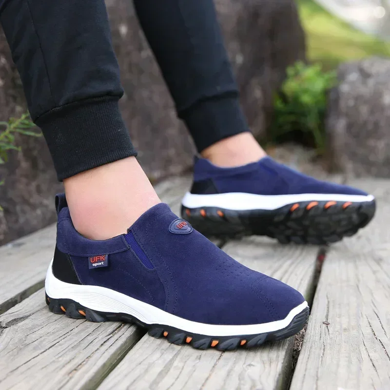 New Outdoor Hiking Camping Light Running Jogging Casual Sports Mens Shoes Non-slip Loafers Hiking Shoes