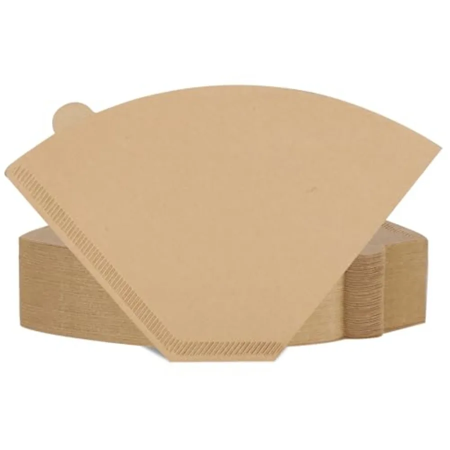 160 Count #4 Cone Coffee Filters 8-12 Cup Disposable Coffee Filters 4 Cone Paper Unbleached Natural Number 4 Filters Paper Comp