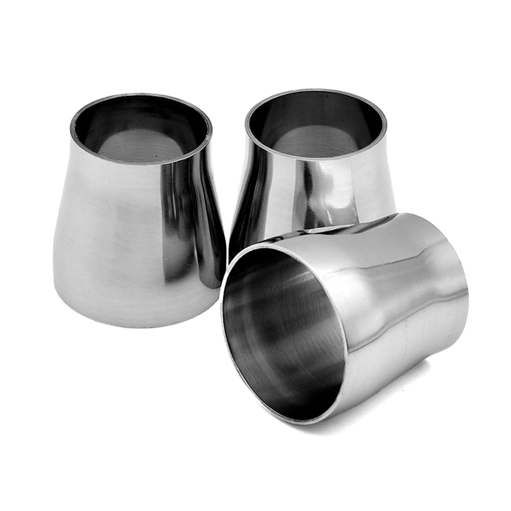SS304 316 Sanitär-Konzentrischer Reduzierer 38/51mm, Spiegelpoliertes Stumpfschweißfitting, Auslaufsicher für Lebensmittel, Hausbrauerei und Hygienische Rohrleitungen – Detail 5