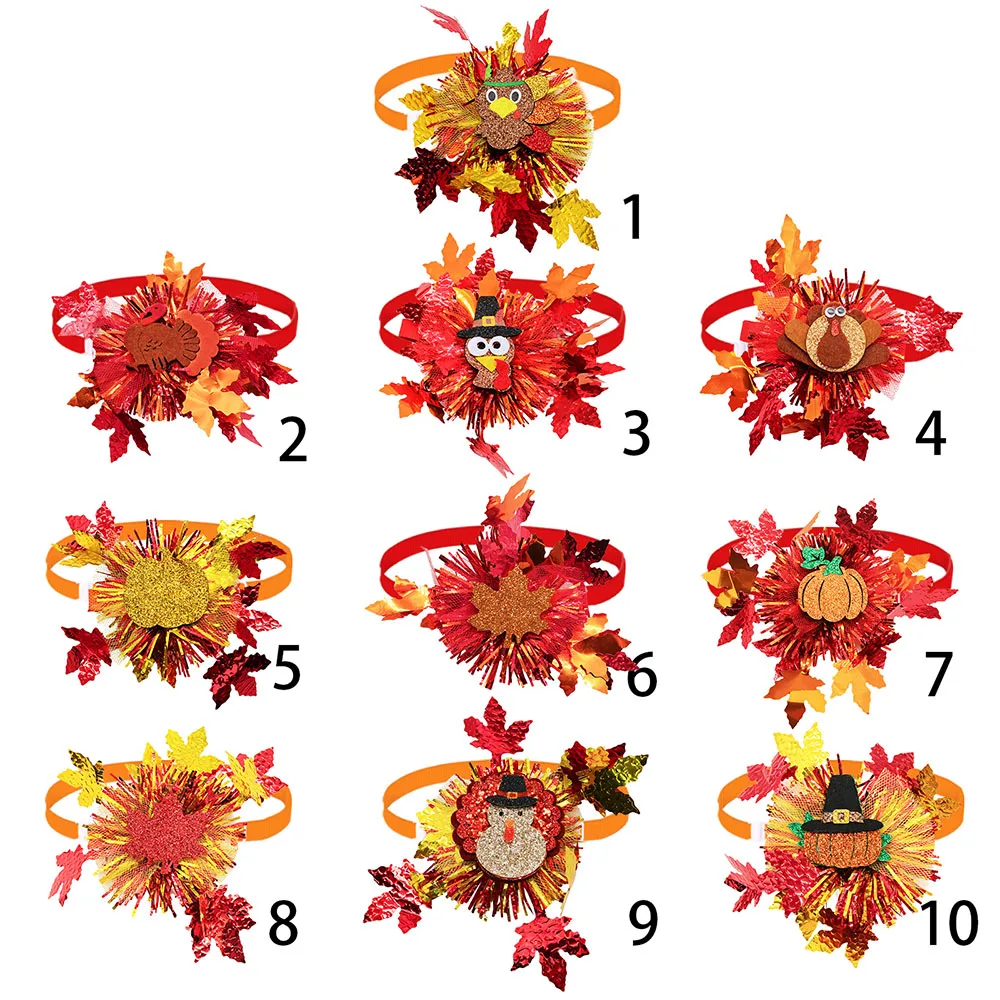 Autumn Pet Bowtie Set 6