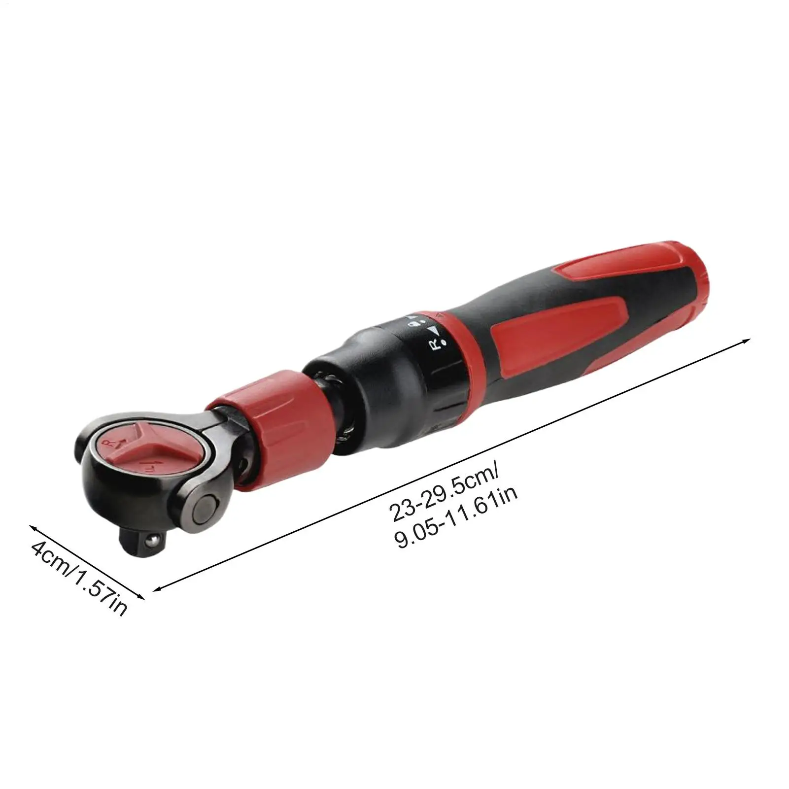 مفتاح ربط بسقاطة 3/8 بوصة مفتاح ربط مريح 72 سنًا رأس دوار قابل للعكس على الخروج مقبس فولاذي لصيانة الدراجة #6