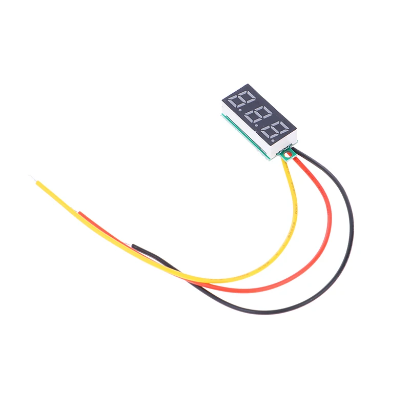 0.28 Inch Digitale Voltmeter Dc 0-100V Spanningstester Mini Dc Voltmeter Meter Detector