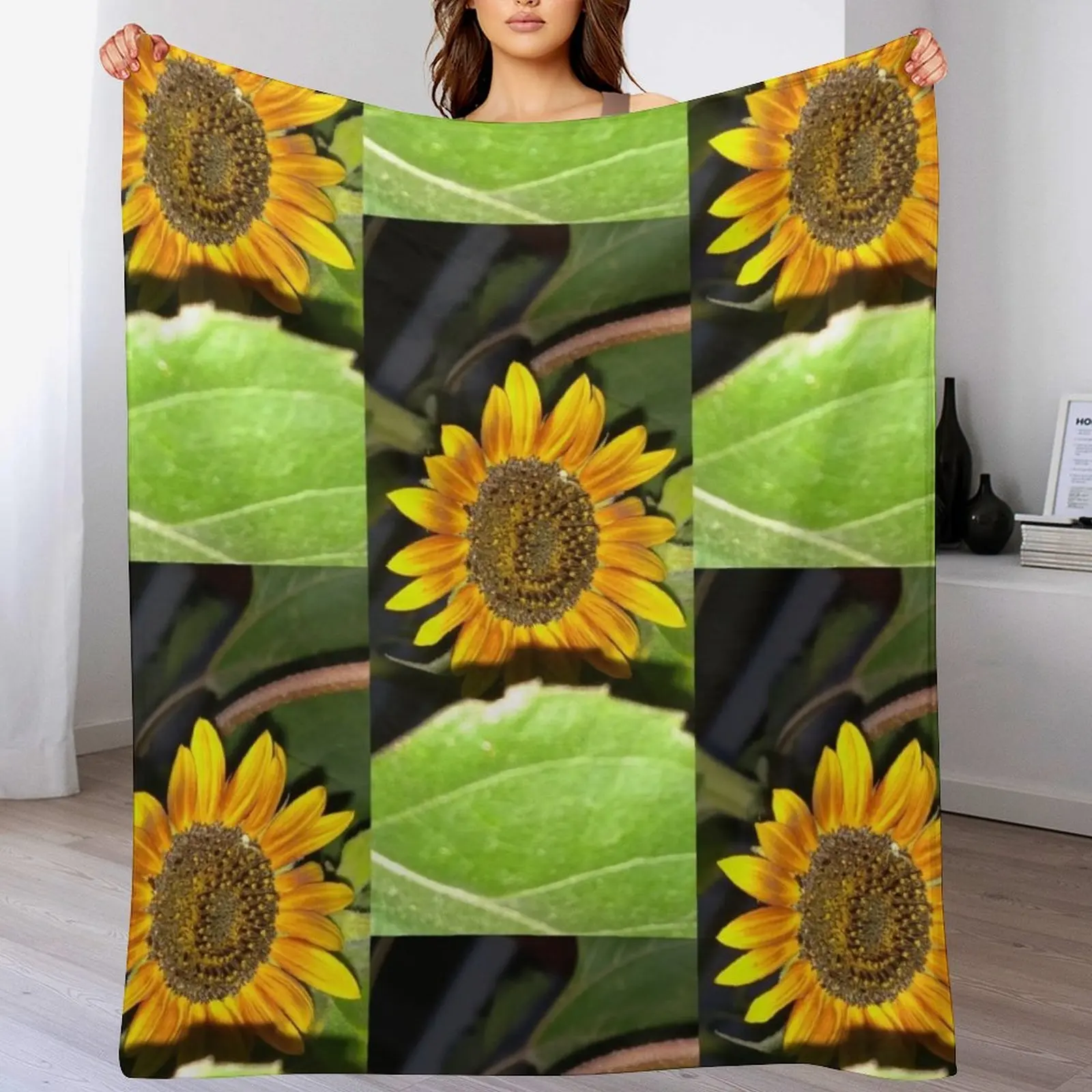 

Morning sunshine! Throw Blanket Personalized Gift Bed linens Moving Blankets