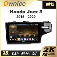 Ownice K6+ 2K For Honda Jazz 3 2015 - 2020 Fit 3 GP GK 2013 - 2020 Right hand driver Car Navigation Video Stereo Navi Player GPS