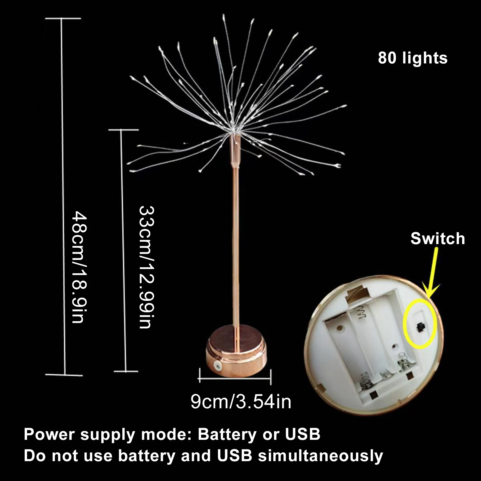 Nest and Flowers Table Lights Battery Operated Christmas Decorations Star Light with Remote LED Fairy Light for Christmas Party