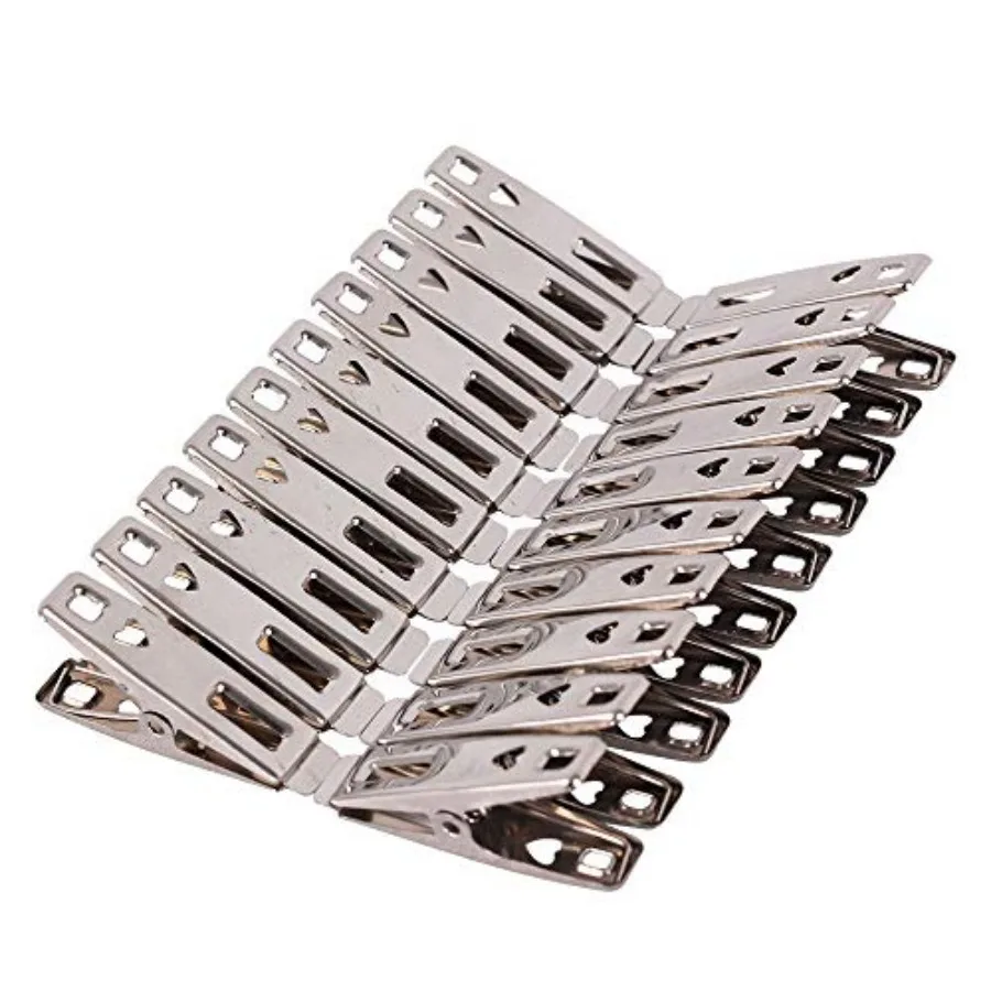 

80 Pack Heavy Duty Stainless Steel Clothes Pins, Non-Slip Rubber Coated Clothespins, Metal Laundry Pegs for Outdoor Clothesline