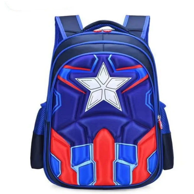 Kids Waterproof Nylon Backpack with Three Compartments - Ideal for Students, Ages 3-12, Inspired by five-pointed star