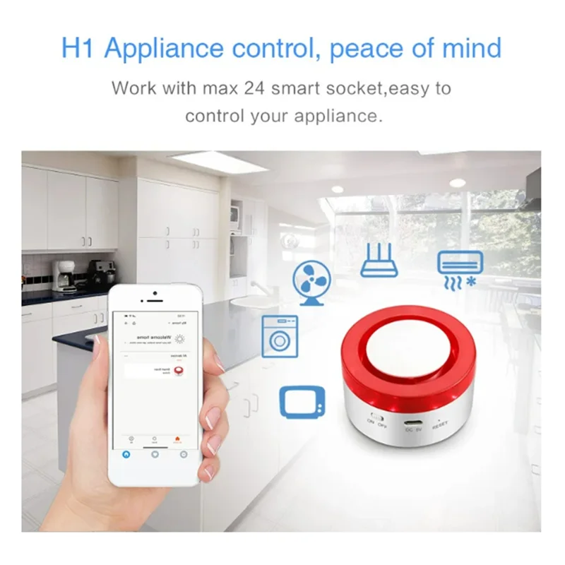 

Умная Wi-Fi охранная сигнализация Tuya, датчик движения, двери, окна, комплект охранной сигнализации для Google Home Alexa